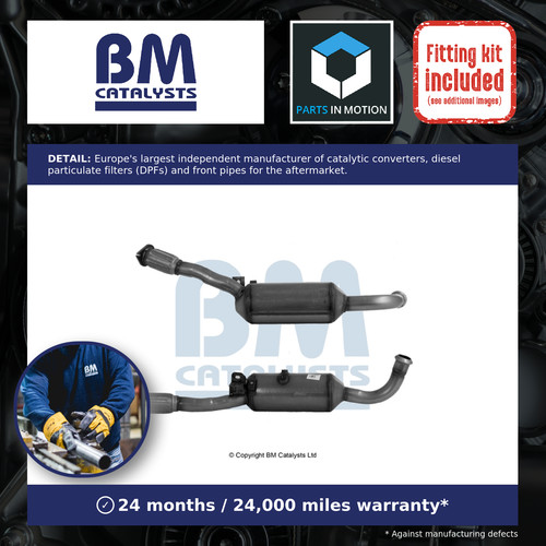 Catalytic converter with dpf - with, +
