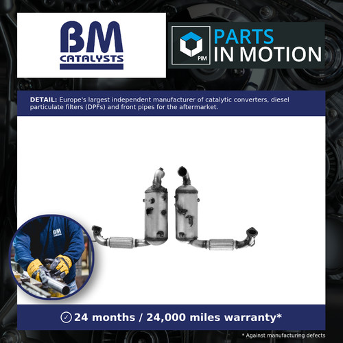 Catalytic converter with - catalytic, dpf