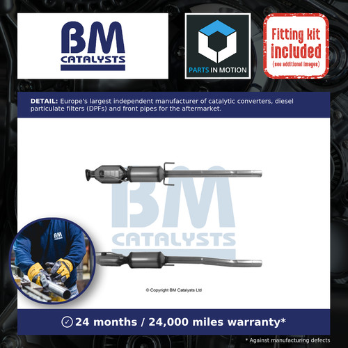 Catalytic converter with dpf - with, +
