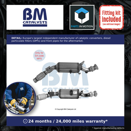 Catalytic converter with dpf - dpf, +