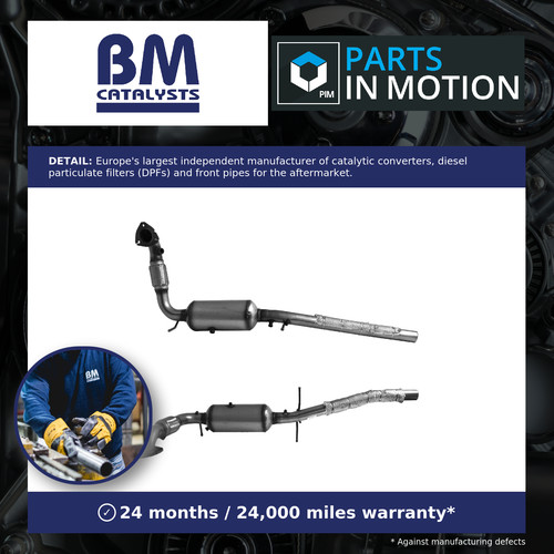 Catalytic converter with dpf - with,