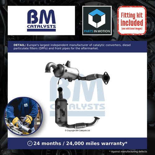 Catalytic converter with dpf - catalytic, +