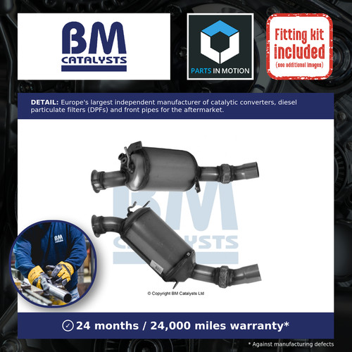 Catalytic converter with dpf - catalytic, +