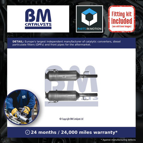 Catalytic converter with - catalytic, dpf