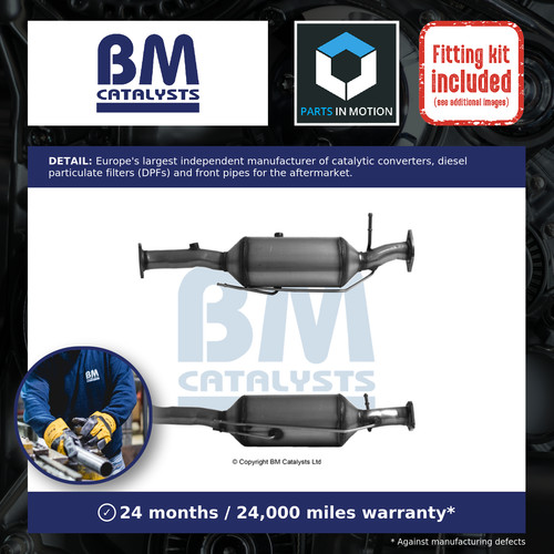 Catalytic converter with dpf - catalytic, +